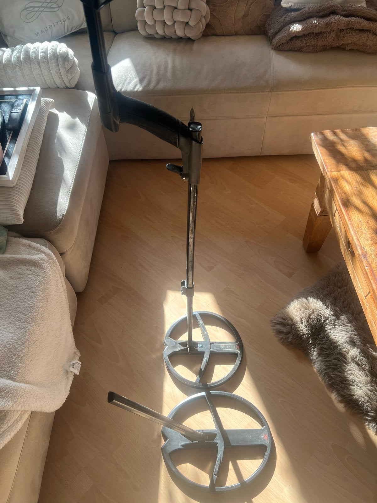 XP Deus Metaaldetector met 2 schijven en accessoires, Hobby en Vrije tijd, Ophalen, Gebruikt, Meer dan 30 cm, Discriminatie metaaldetectie