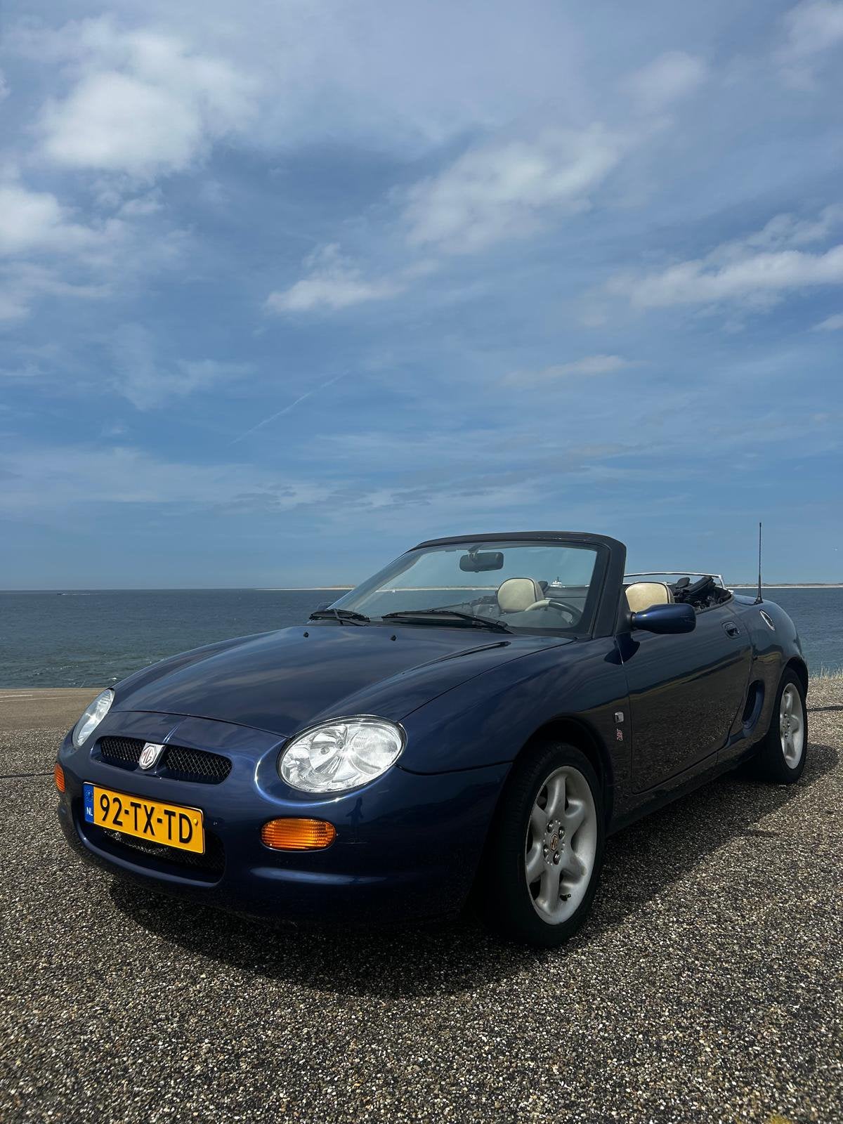 MG F 1.8i Cabrio | Hardtop | 1998 | APK t/m 05-08-2026, Auto's, MG, Achterwielaandrijving, 4 cilinders, Cabriolet, Blauw