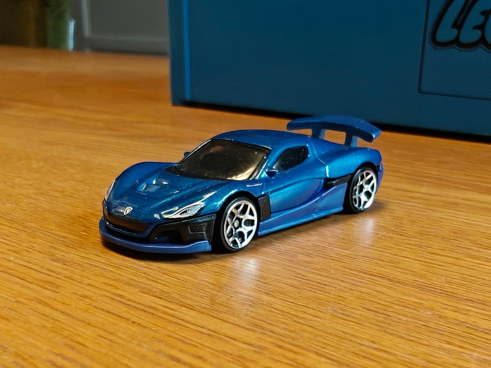 Hot Wheels Rimac Nevera BLAUW, Ophalen of Verzenden, Nieuw, Auto