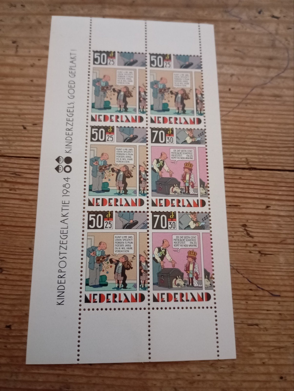 vintage Kinderpostzegels 1984 Blokje, Postzegels en Munten, Ophalen of Verzenden, Postfris