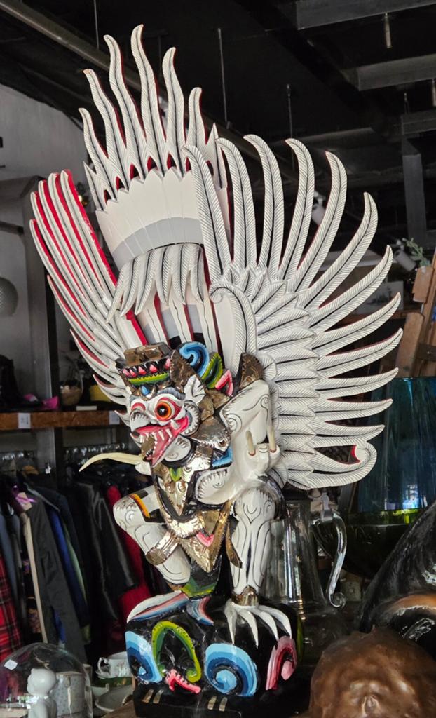 Groot Balinees Garuda Beeld - Perfecte Staat, Antiek en Kunst, Kunst | Beelden en Houtsnijwerken, Overige onderwerpen, Handgemaakt