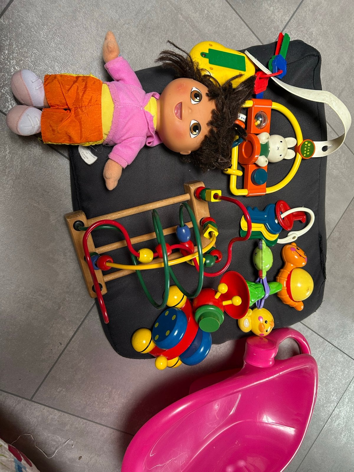 Dora pop, speelgoed en babybadje, Ophalen of Verzenden, Gebruikt, Jongen of Meisje