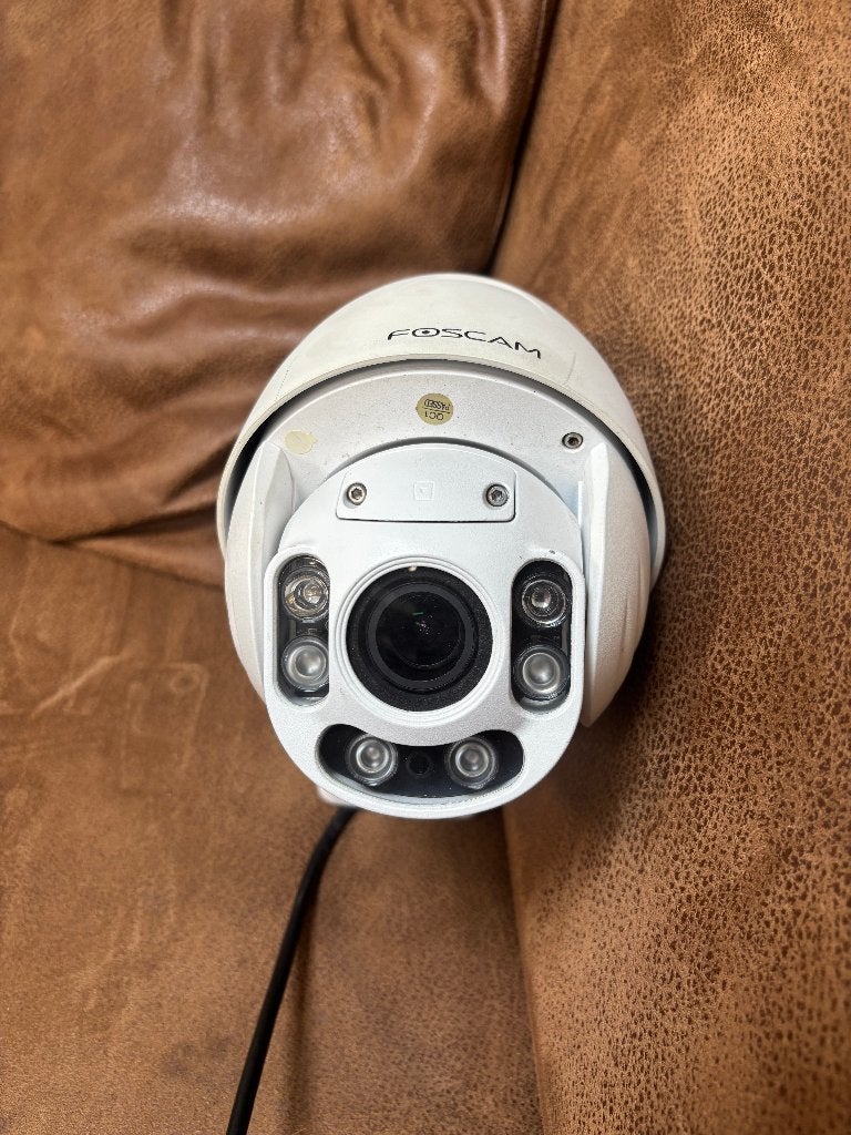 Te koop Foscam FI9928P Outdoor HD Wireless PTZ Dome IPCamera, Overige merken, Overige typen, Ophalen of Verzenden, Gebruikt
