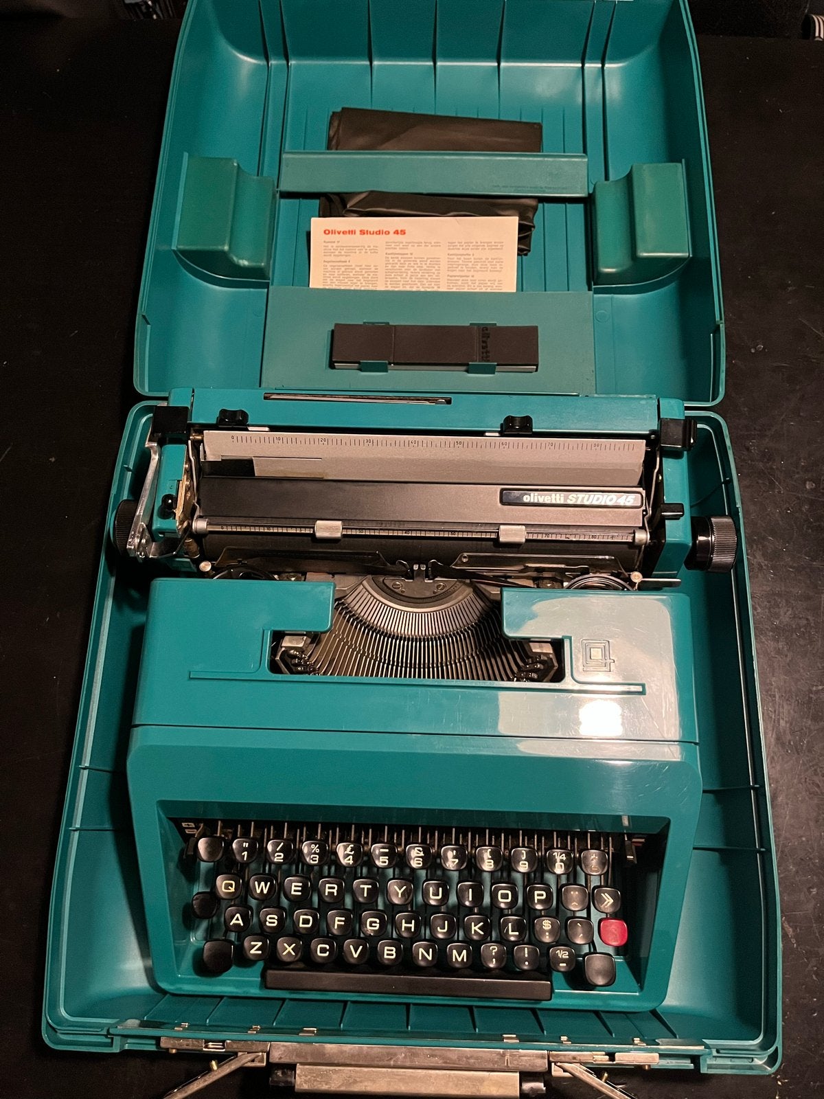 Prachtige Vintage Olivetti Studio 45 Typemachine, Diversen, Typemachines, Ophalen of Verzenden