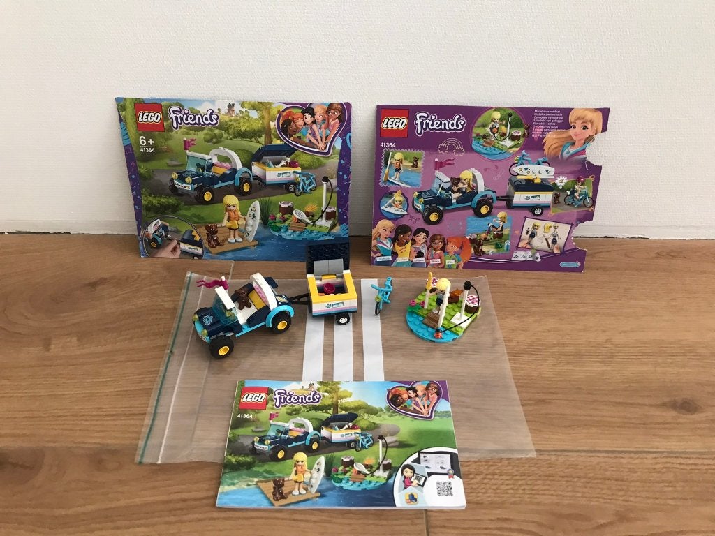 Lego friends 41364 Stephanie's buggy en trailer, Ophalen, Lego, Compleet, Friends
