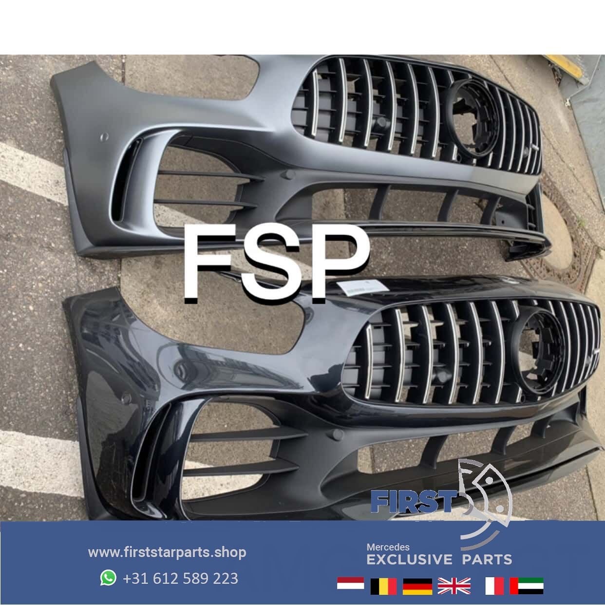 W190 C190 R190 GTR GTS 63 AMG VOORBUMPER COMPLEET Mercedes O, Gebruikt, -, Voor, Ophalen of Verzenden