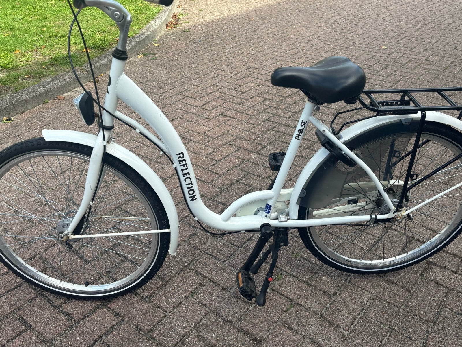 Nette 26 inch damesfiets met lage instap en nieuwe banden, Fietsen en Brommers, Minder dan 47 cm, Ophalen, Gebruikt, Aluminium