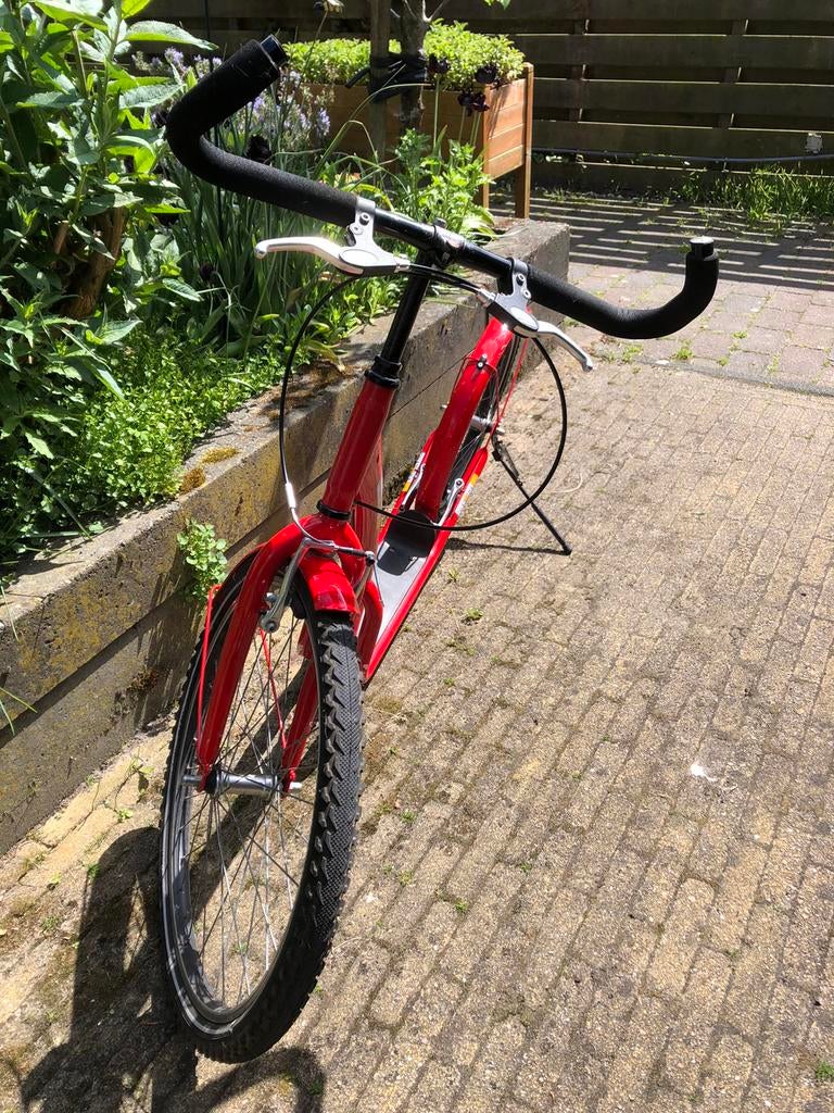 Rode bike2go step, Ophalen, Zo goed als nieuw, Staal, Minder dan 16 inch