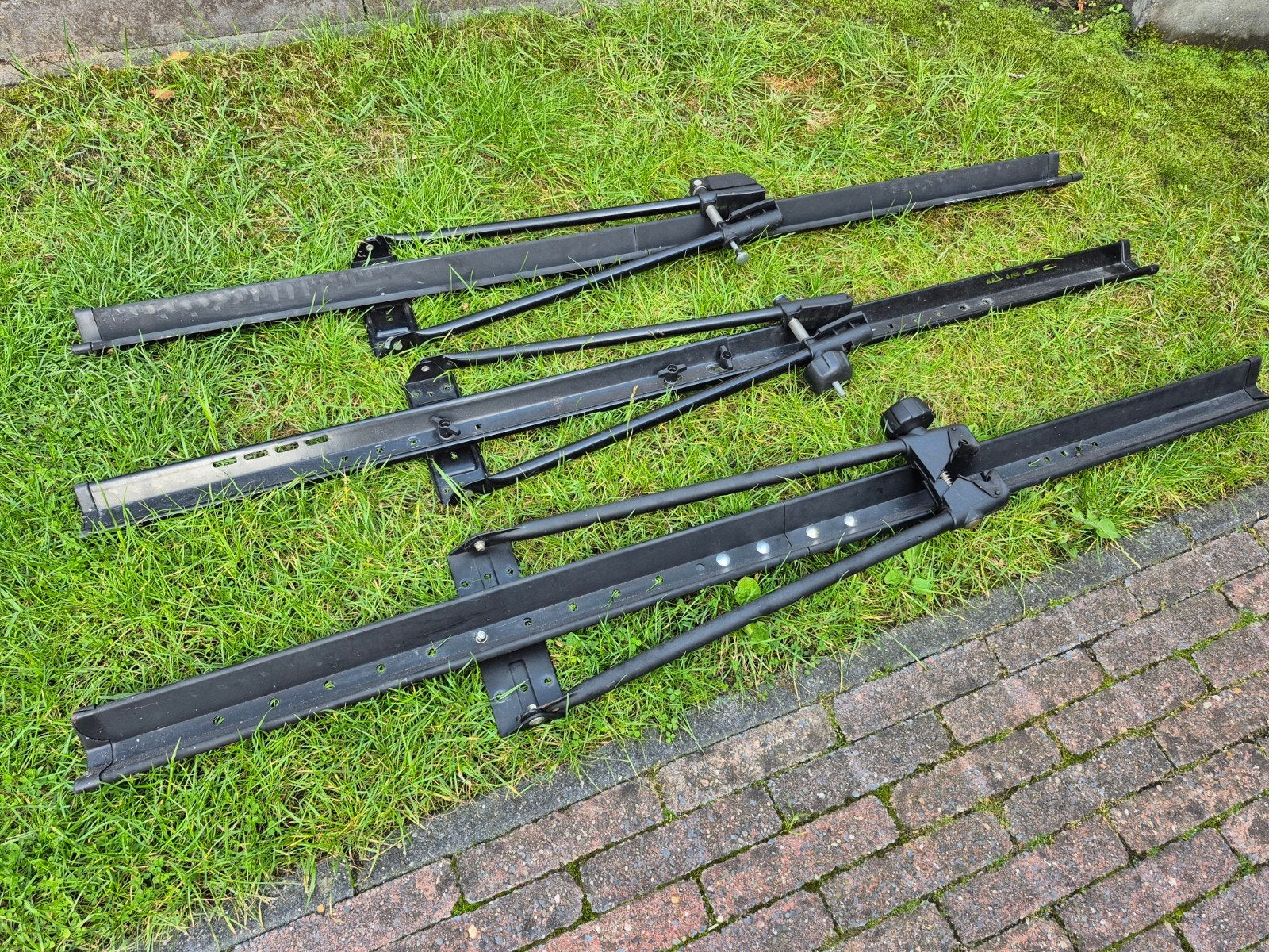 3 fietsendragers, Ophalen, Dakdrager