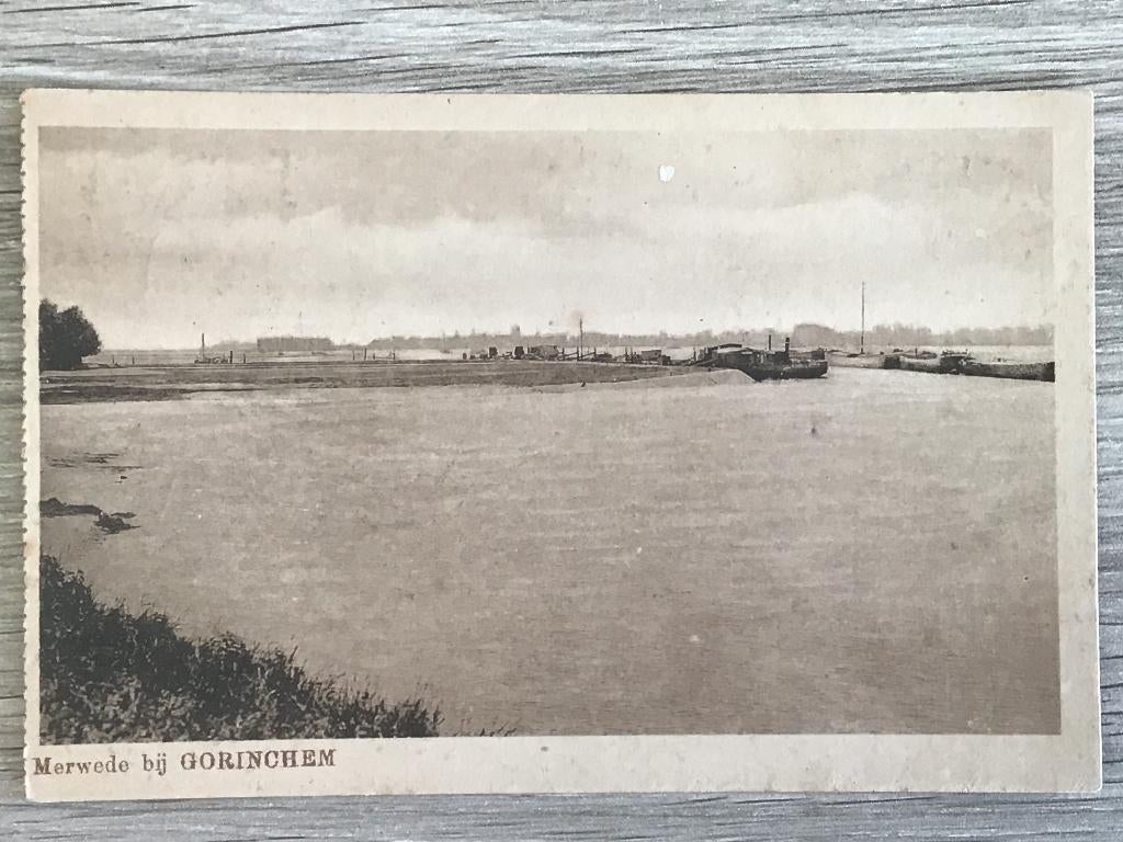 Gorinchem Merwede 1921, Verzenden, 1920 tot 1940, Gelopen, Zuid-Holland