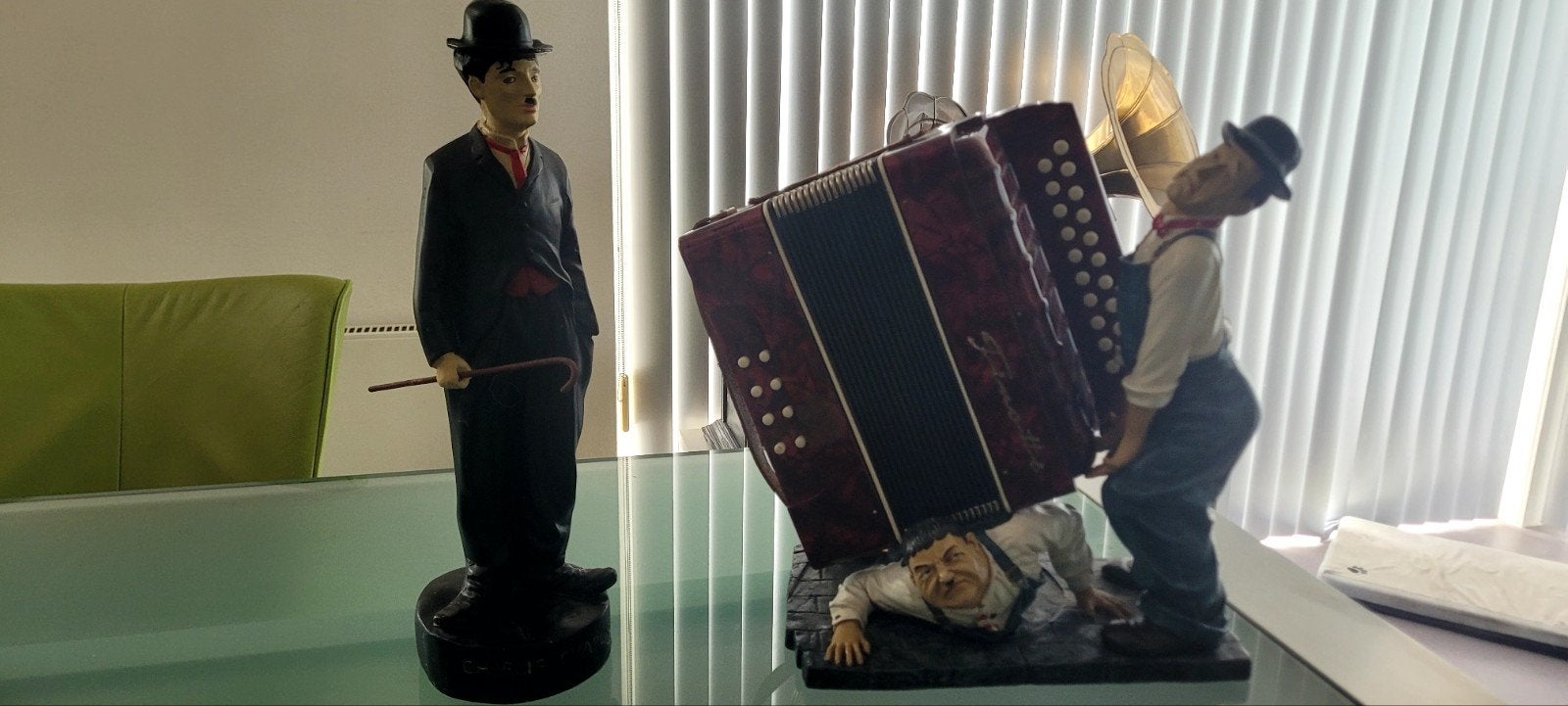Decoratieve beelden: Charlie Chaplin en laurel en Hardy, Ophalen of Verzenden