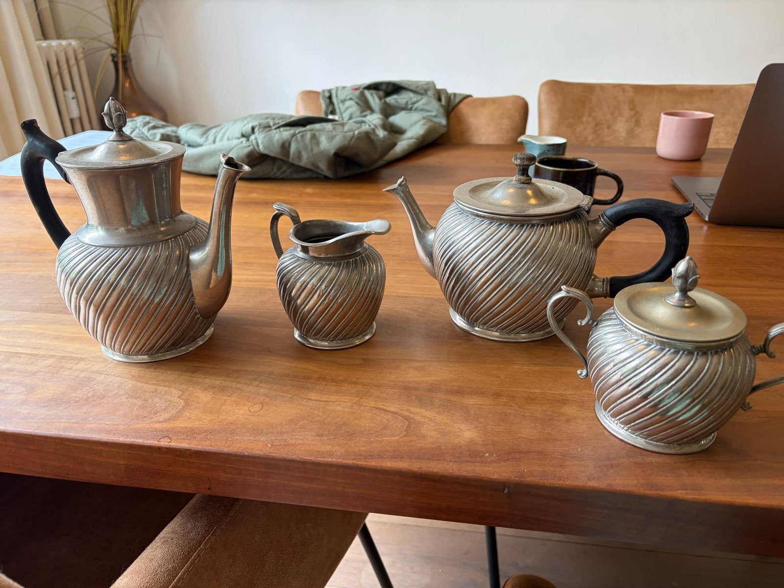 Verzilverd servies van Gerhardi & Co, Ophalen
