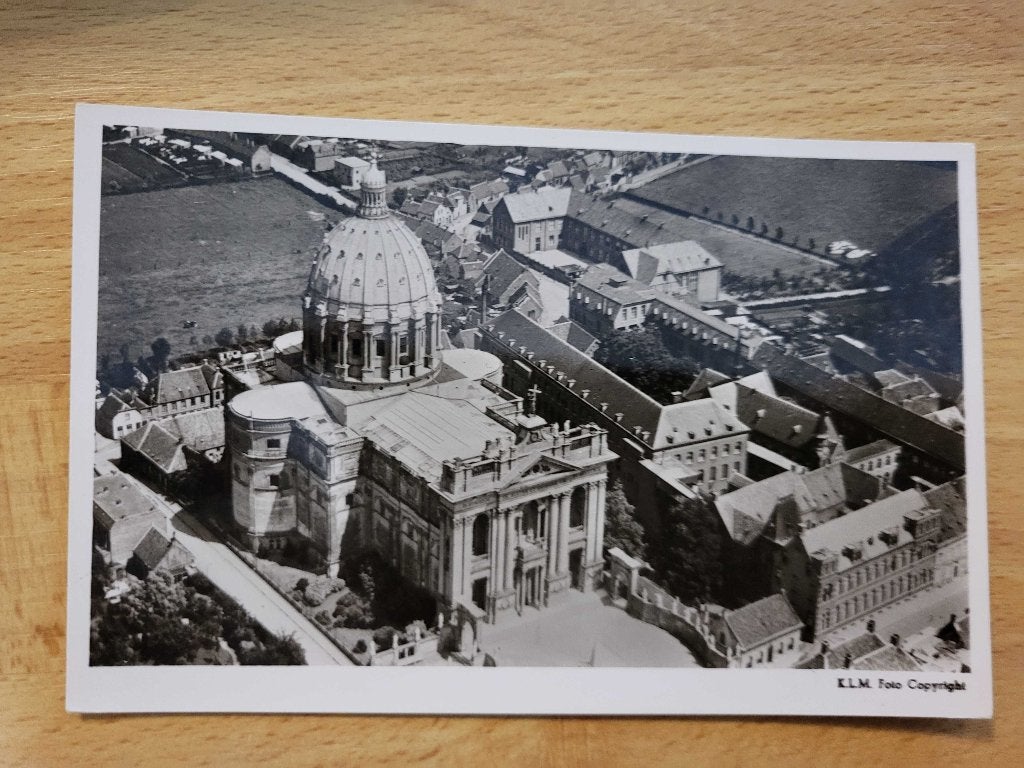 ansicht Oudenbosch Luchtfoto, Verzamelen, Ansichtkaarten | Nederland, Ophalen of Verzenden, Voor 1920, Noord-Brabant
