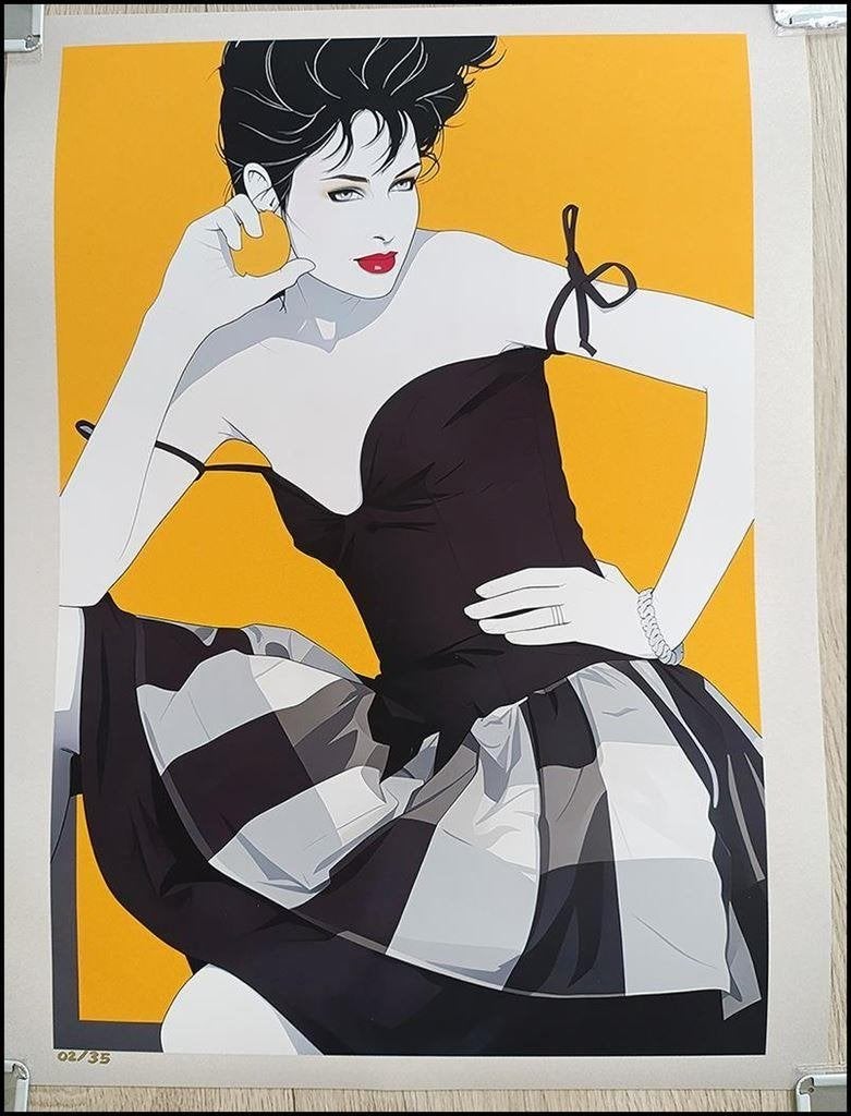 Limited Edition Patrick Nagel stijl pop Art Poster Print, Verzenden, Nieuw, A1 t/m A3, Film en Tv
