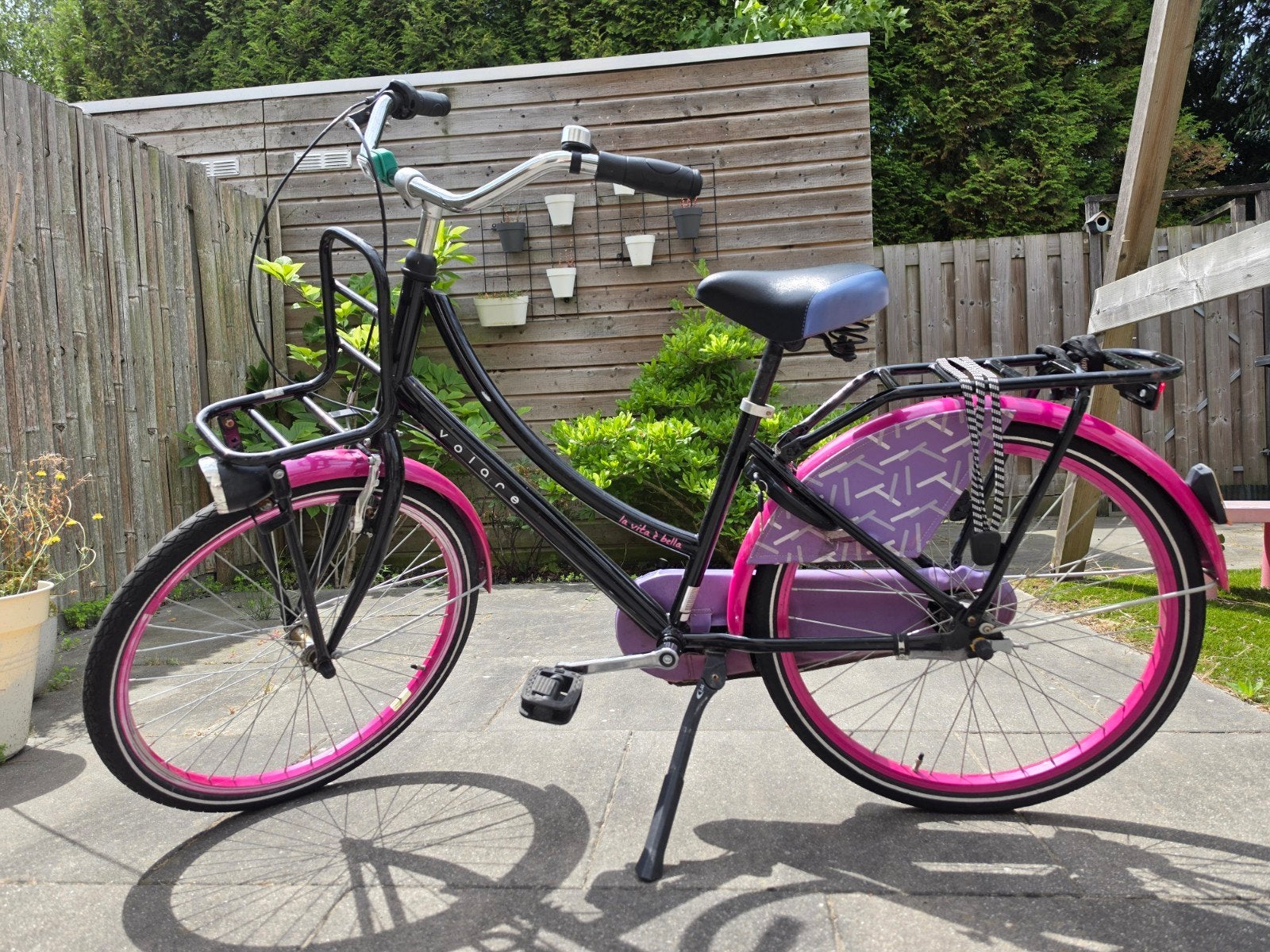 24 inch meisjesfiets met kapot kettingblad, Ophalen, Gebruikt, 24 inch