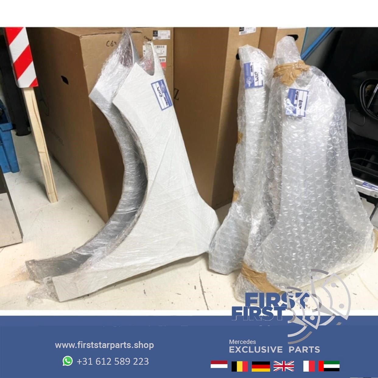 W117 zijscherm Mercedes CLA voorscherm scherm wit grijs zwar