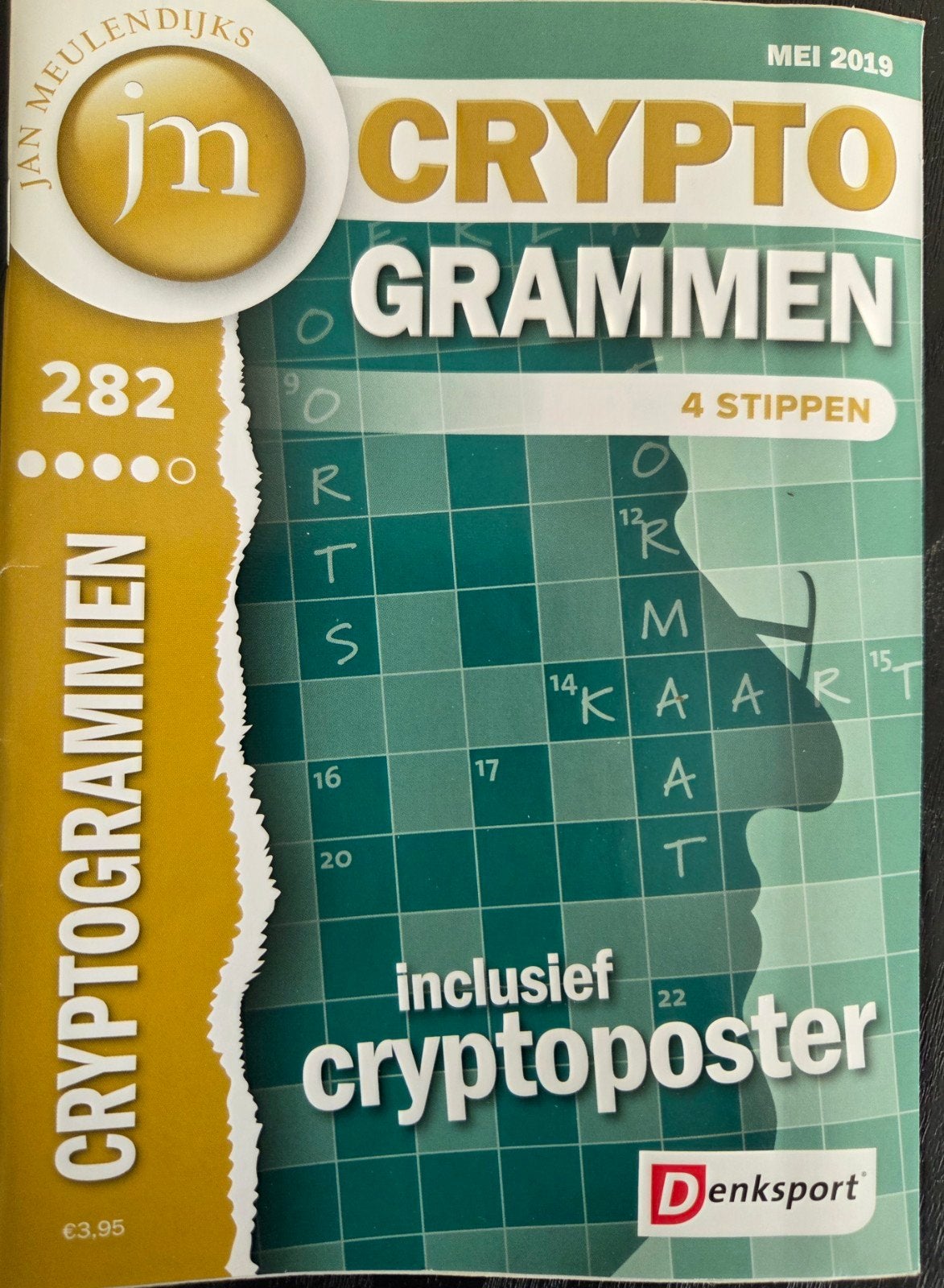 109 Jan Meulendijks Cryptogrammen puzzelboeken, Ophalen, Minder dan 500 stukjes, Nieuw, Puzzelboek