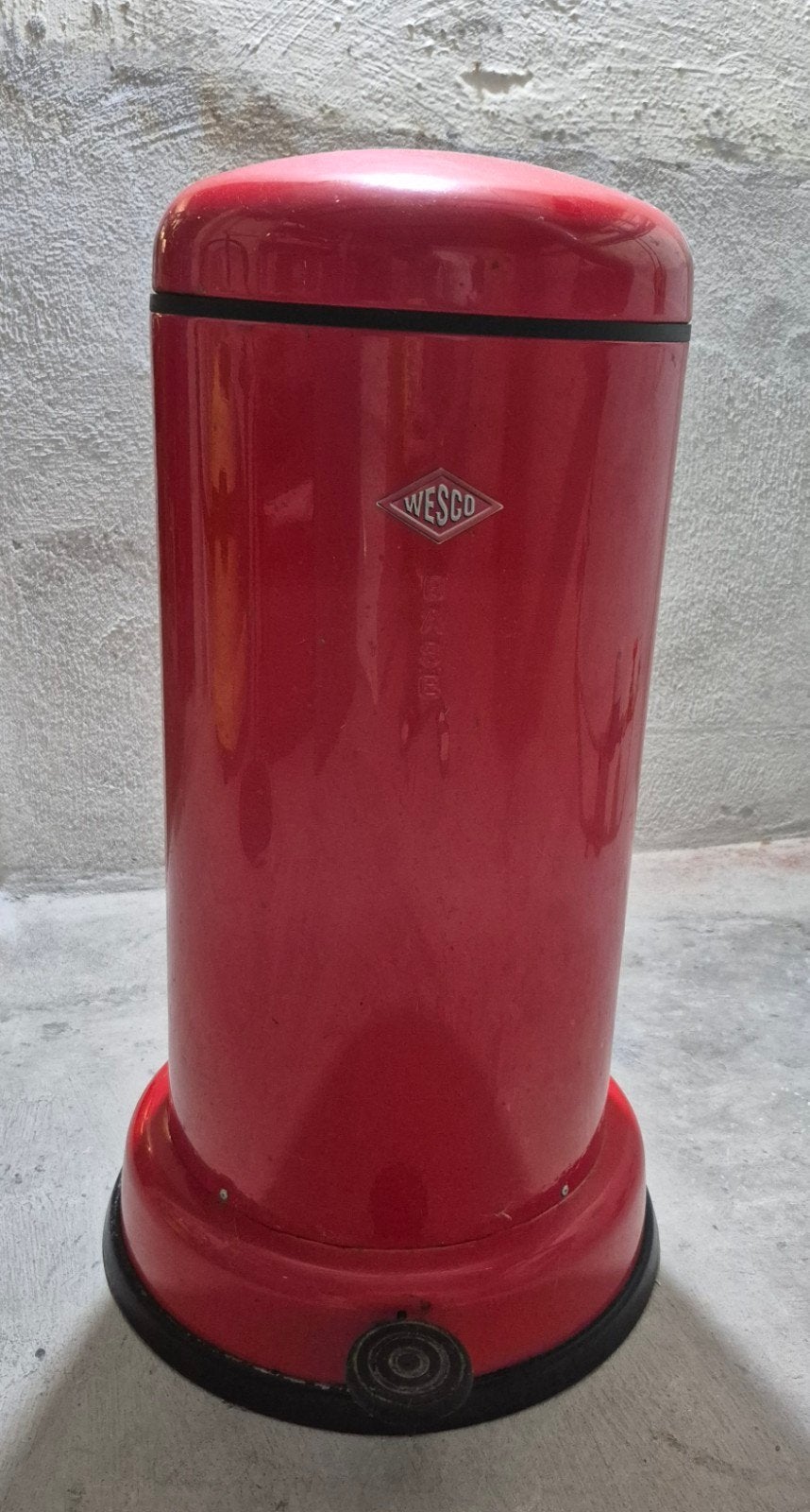 Wesco Baseboy pedaalemner rood, Ophalen, 50 – 75, Metaal, 20 tot 30 liter