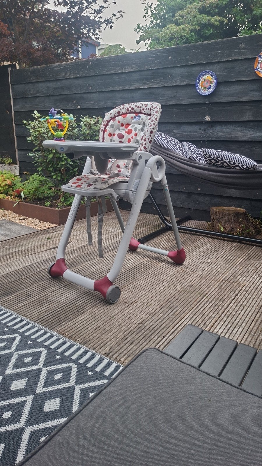 Chicco Polly Easy kinderstoel met eetblad, Ophalen, Gebruikt, Overige typen, Gordel(s)