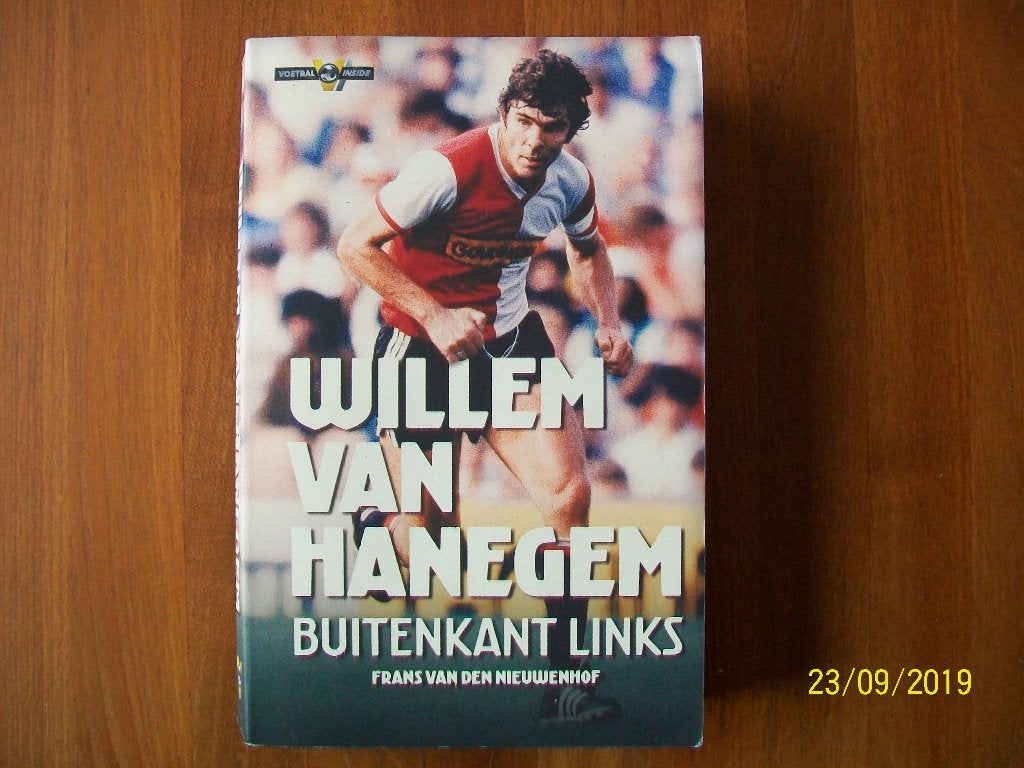 Willem van Hanegem - Buitenkant Links( Frans v.d. Nieuwenhof, Verzamelen, Verzenden, Zo goed als nieuw, Feyenoord, Boek of Tijdschrift
