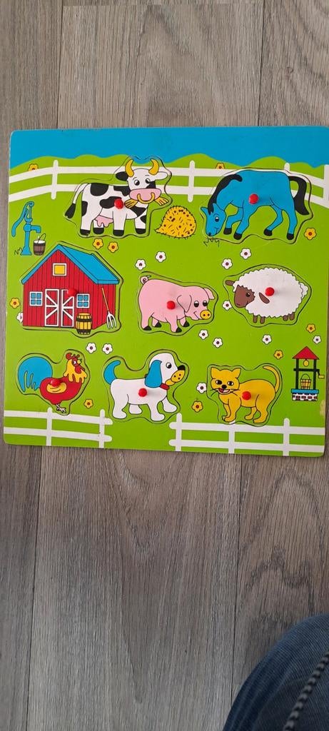 Houten puzzels, Ophalen of Verzenden, Minder dan 10 stukjes, 6 maanden tot 2 jaar
