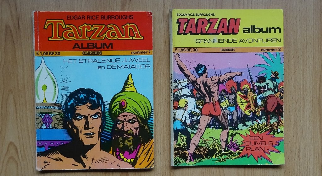 Tarzan Album nummer 7 en 8, Meerdere stripboeken, Ophalen of Verzenden, Gelezen