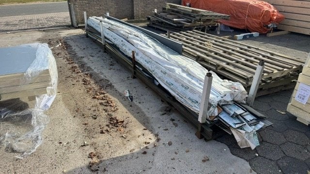 Milin/Keralit Gevelbekleding hele bak, Ophalen, Gebruikt, Overige materialen