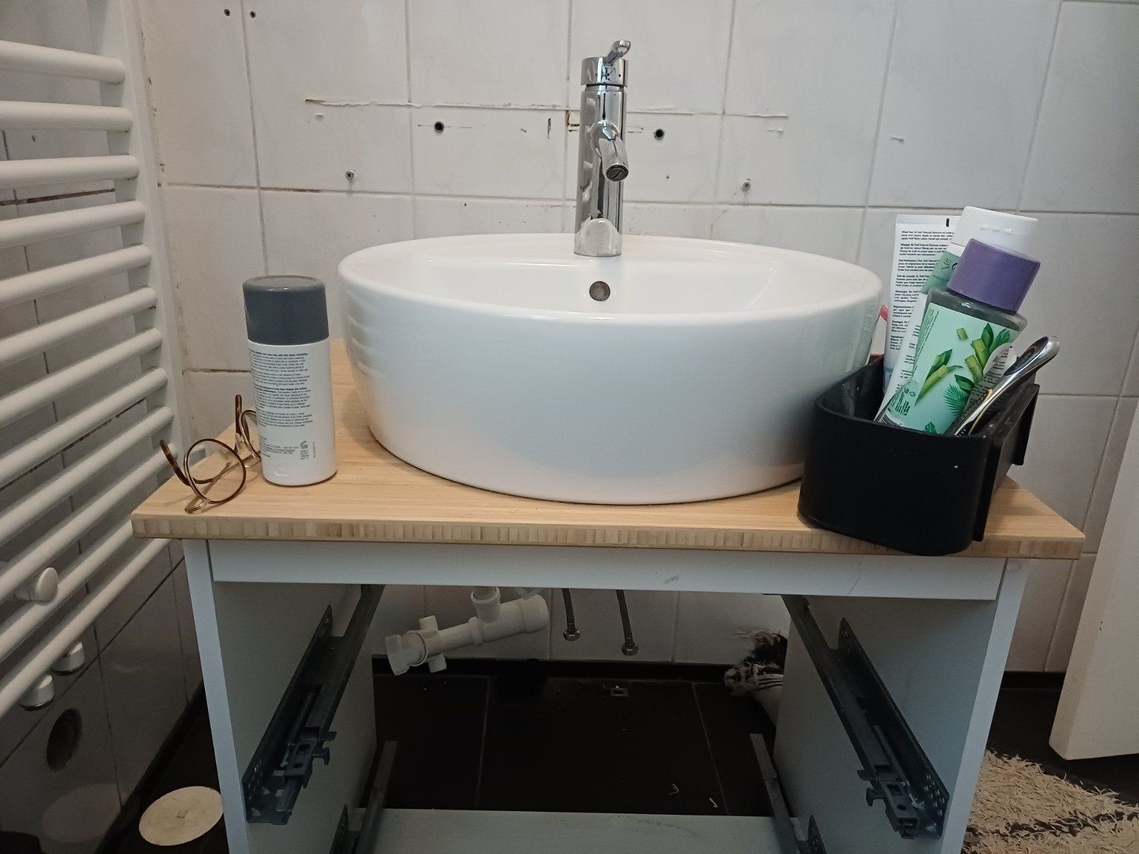 IKEA GODMORGON badkamermeubel met 2 lades, Ophalen, Gebruikt, 50 tot 100 cm, Minder dan 100 cm