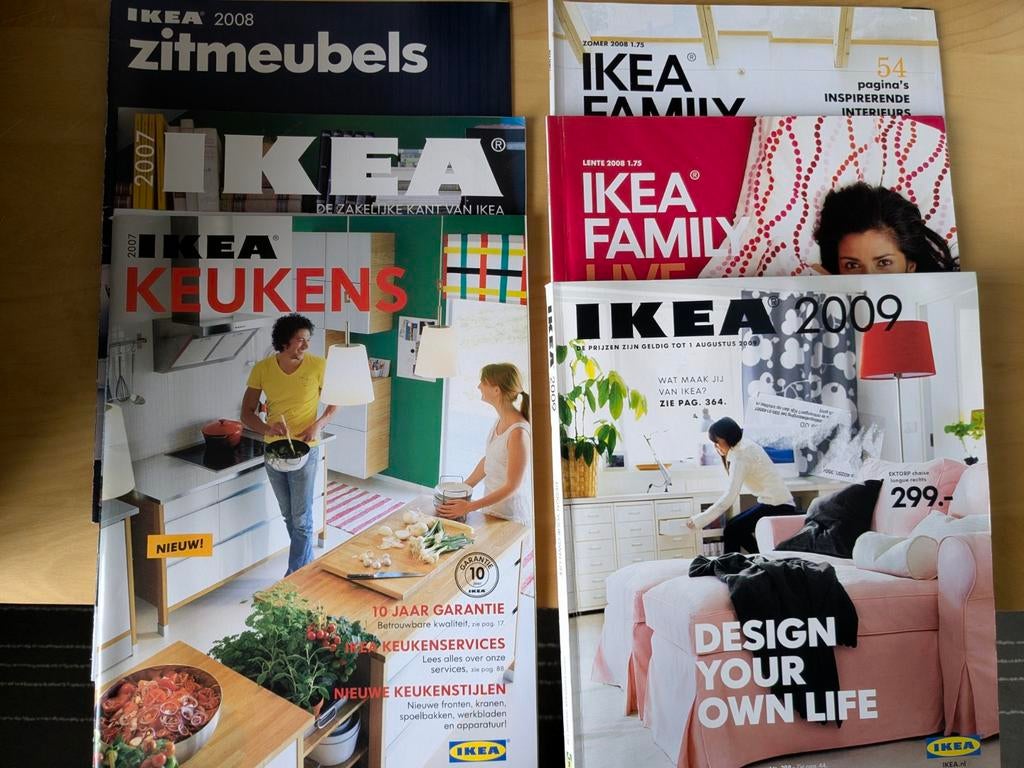 Ikea catalogus 2009 en Ikea diversen vanaf 2007, Boeken, Tijdschriften en Kranten, Ophalen of Verzenden, Zo goed als nieuw