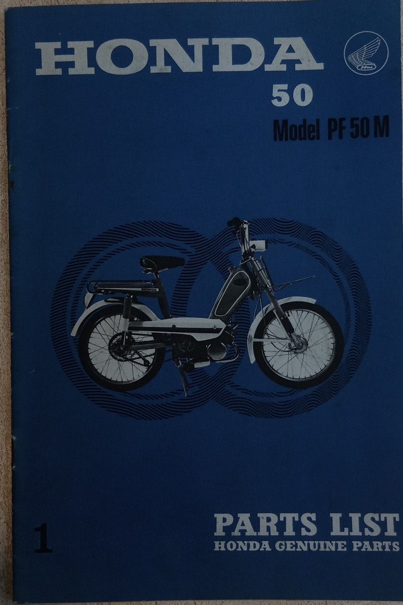 Honda PF 50 M Amigo II tweetakt Onderdelenlijst - Origineel, Verzenden
