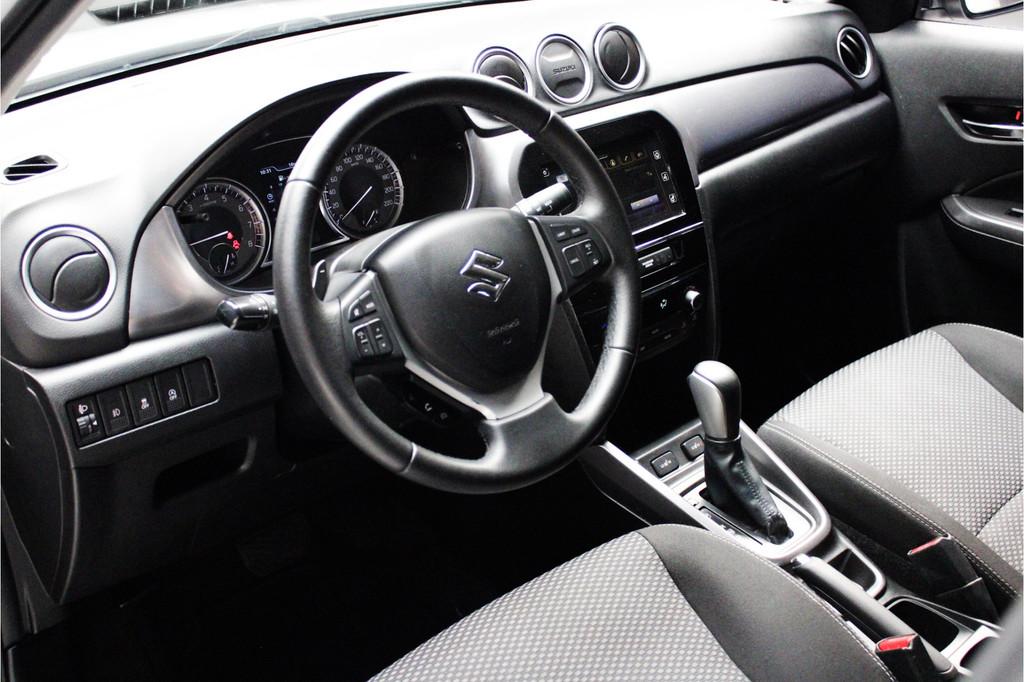 Suzuki Vitara 1.0 Boosterjet S. Navi Camera Climate Cruise S, Stof, Gebruikt, Wit, Origineel Nederlands