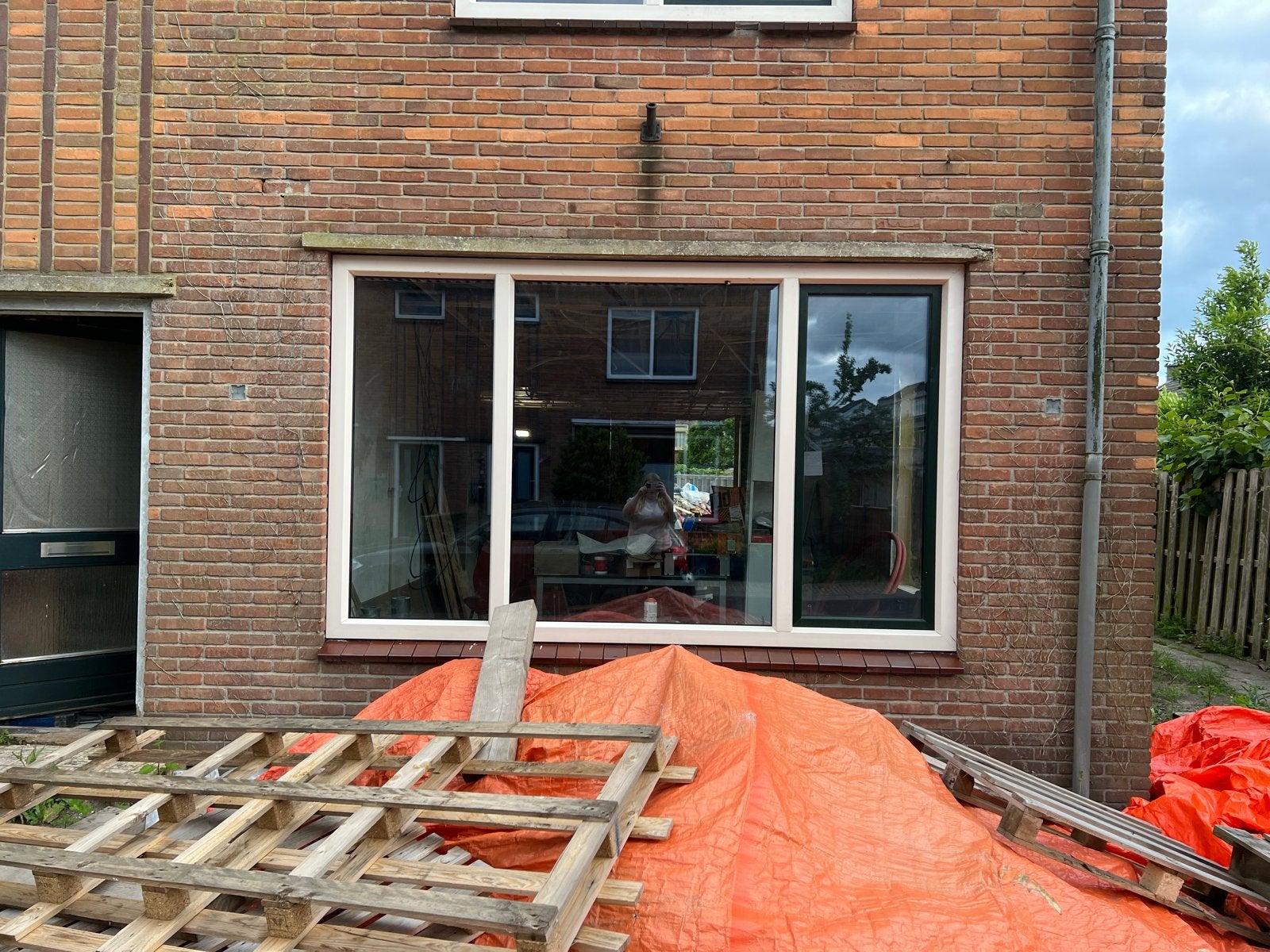 Kunststof kozijnen met HR+++ en HR++ glas, Ophalen, Gevelraam of Ruit, Gebruikt, 160 cm of meer