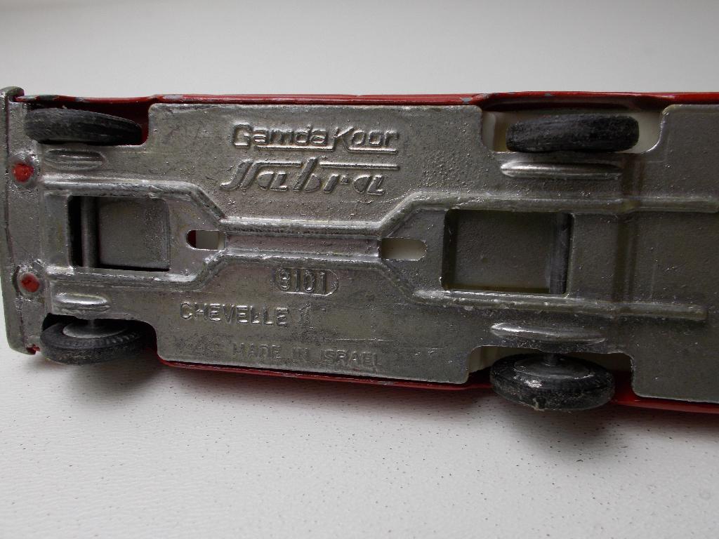 1965 Gamda Koor Sabra 8101 CHEVELLE FIRE CHIEF (Made Israel), Ophalen of Verzenden, Gebruikt, Auto, Overige merken