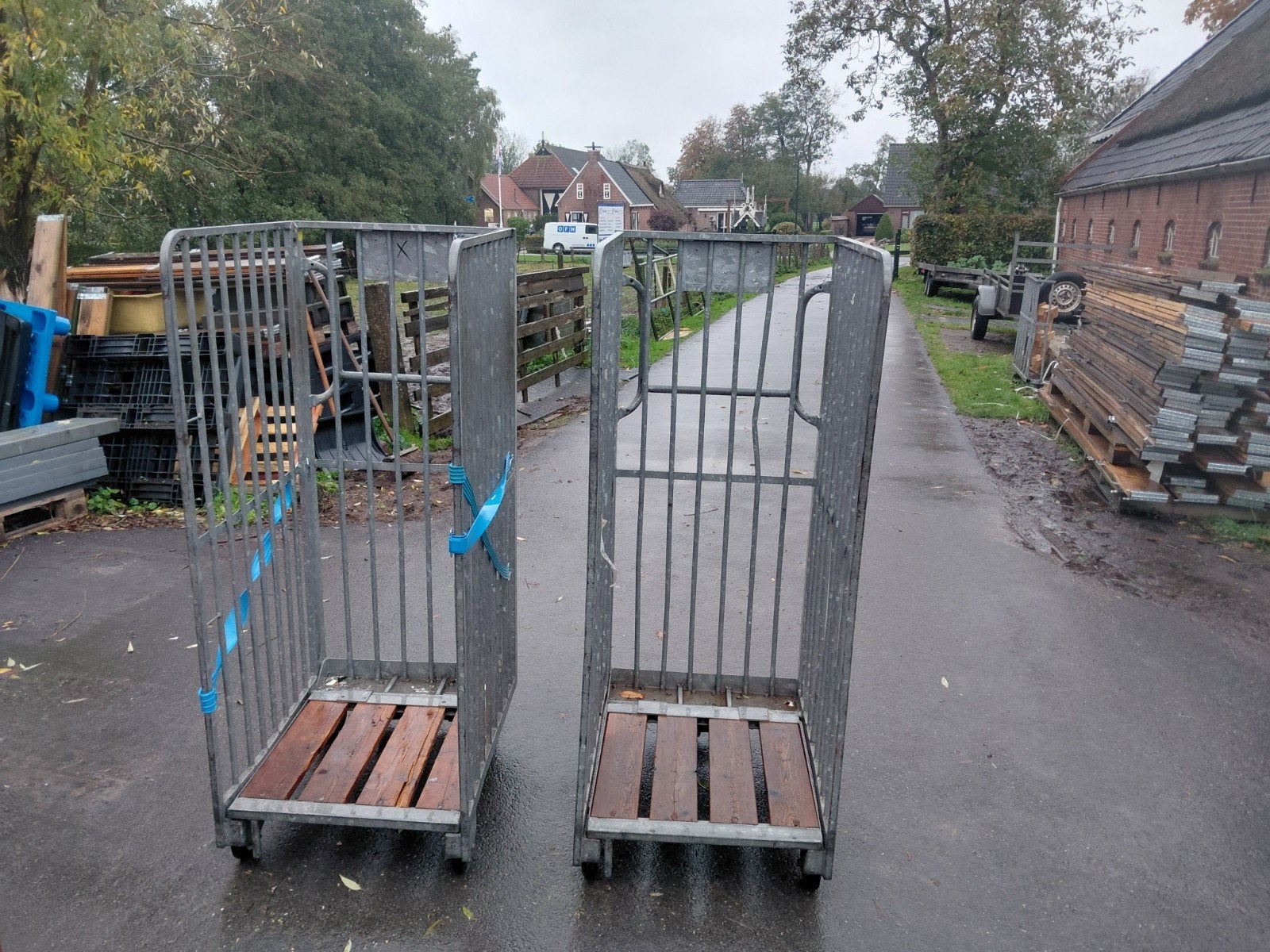 Zeer degelijke rolcontainers ex postnl, Ophalen, Ae, Gebruikt, Transportkar