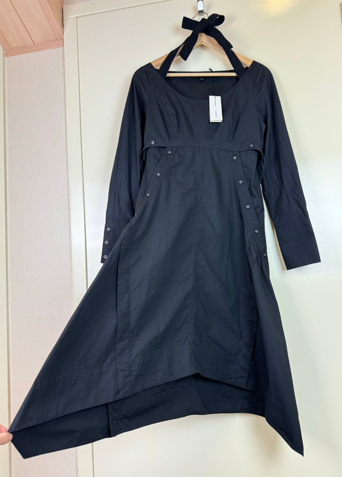 PROENZA SCHOULER Suspenders Harness Dress Gothic Black XS, Kleding | Dames, Ophalen of Verzenden, Zo goed als nieuw, Maat 34 (XS) of kleiner
