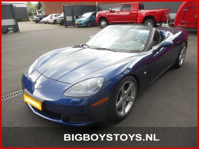 Chevrolet C6 CORVETTE CONVERTIBLE, Auto's, Chevrolet, Automaat, Gebruikt, Cabriolet, Blauw