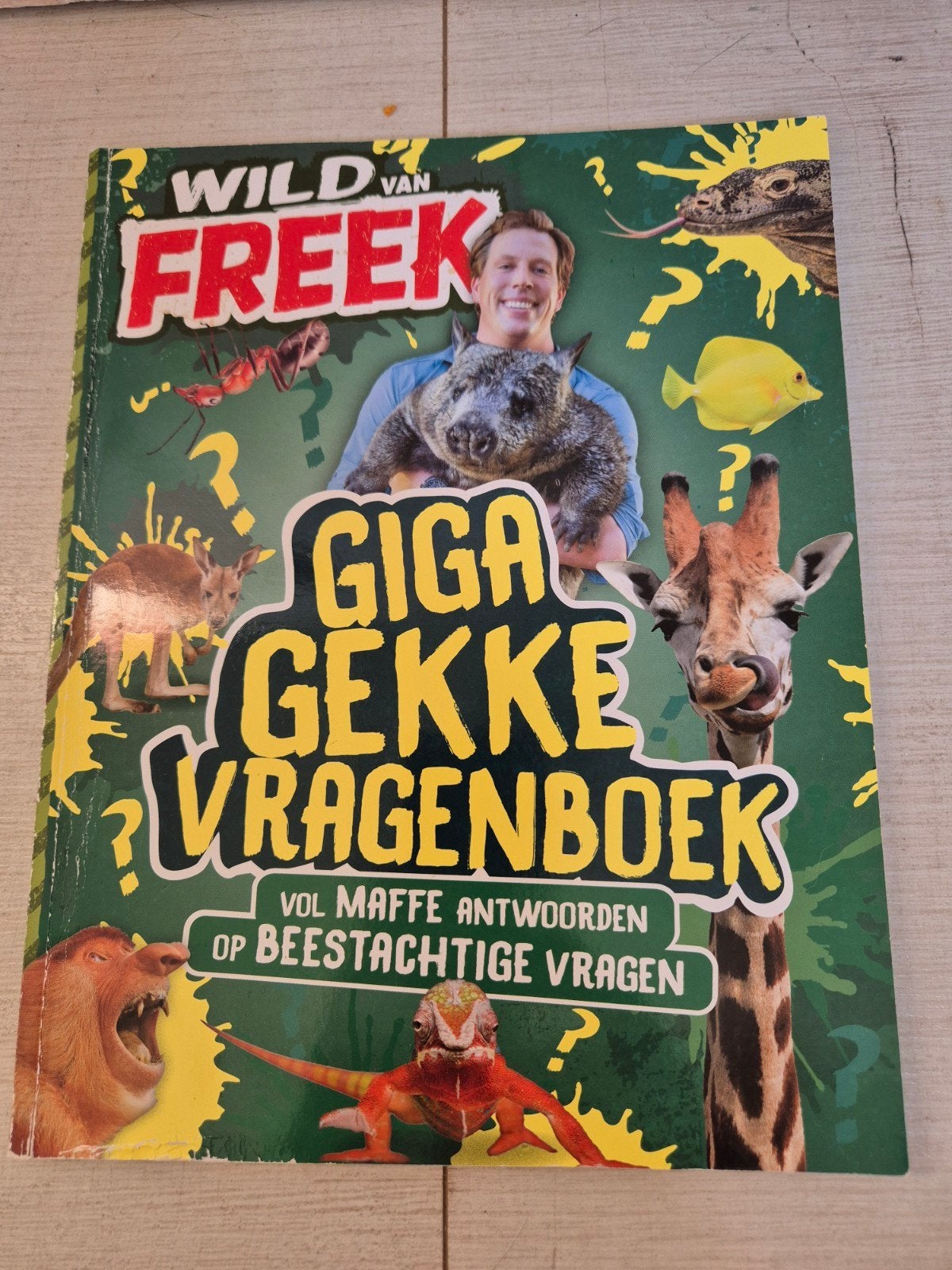 Wild van Freek: Giga Gekke Vragenboek., Boeken, Ophalen, Zo goed als nieuw, Wetenschap en Natuur