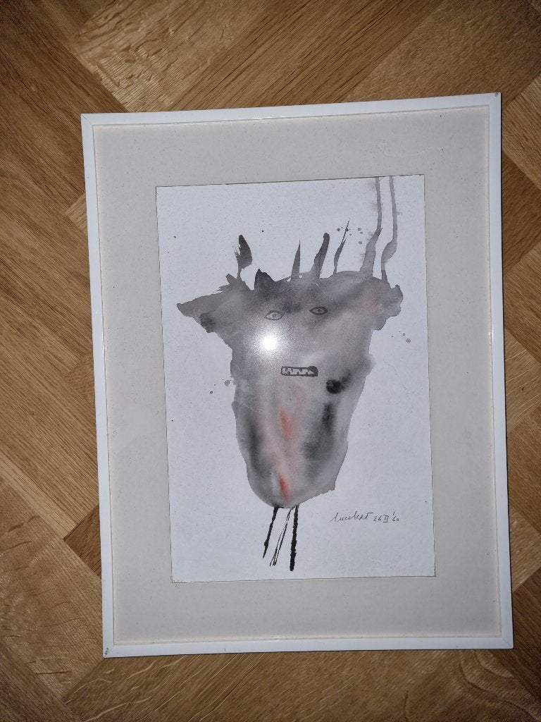 Uniek werk  Lucebert  Gesigneerd en Gedateerd, Antiek en Kunst, Kunst | Schilderijen | Klassiek, Ophalen