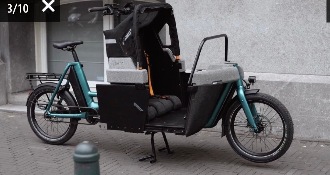 i:SY CARGO MAXI Bosch ( nieuw ), Fietsen en Brommers, Elektrische fietsen, Ophalen, Nieuw, 50 km per accu of meer, Overige merken