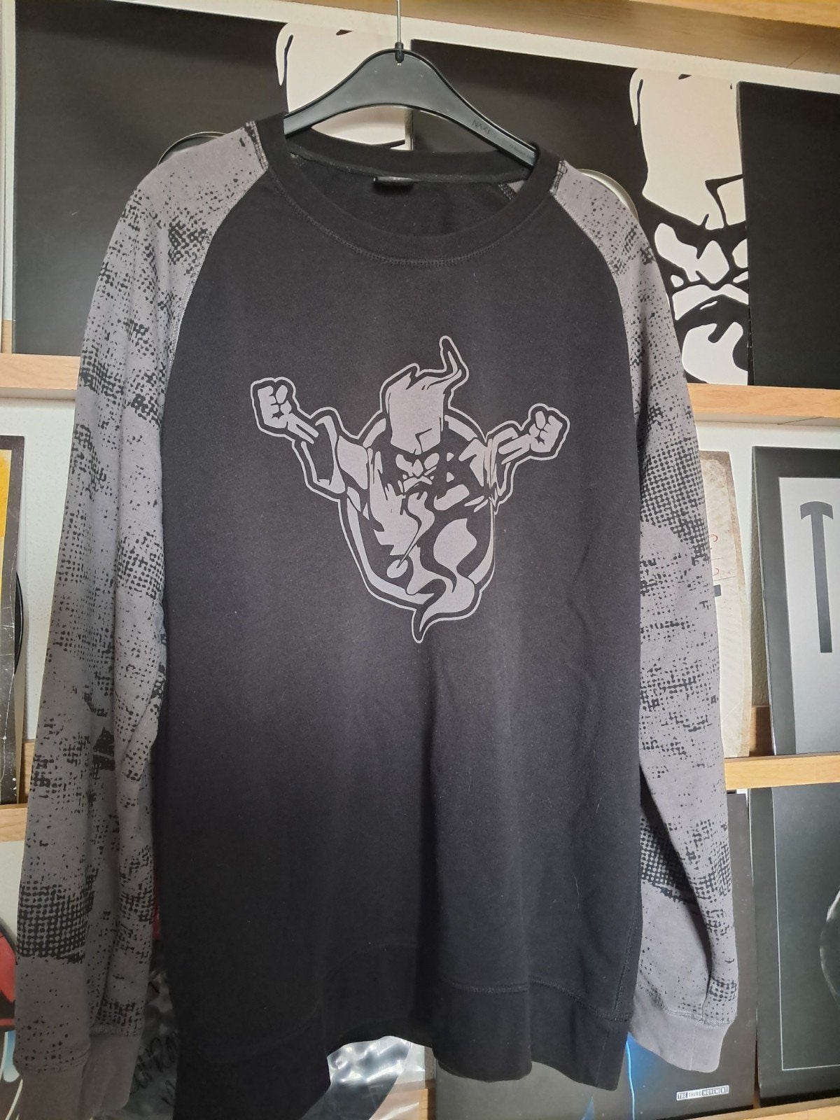 Thunderdome Die Hard Sweater Trui Hardcore XXL, Ophalen of Verzenden, Zo goed als nieuw, Overige maten, Zwart