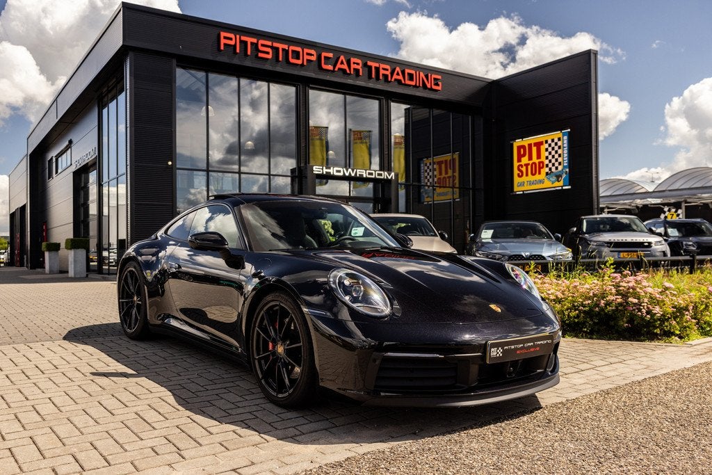 Porsche 911 992 3.0 Carrera S, 450 PK, Pano, Sportstoelen, C, Auto's, Automaat, Gebruikt, 4 stoelen, Zwart