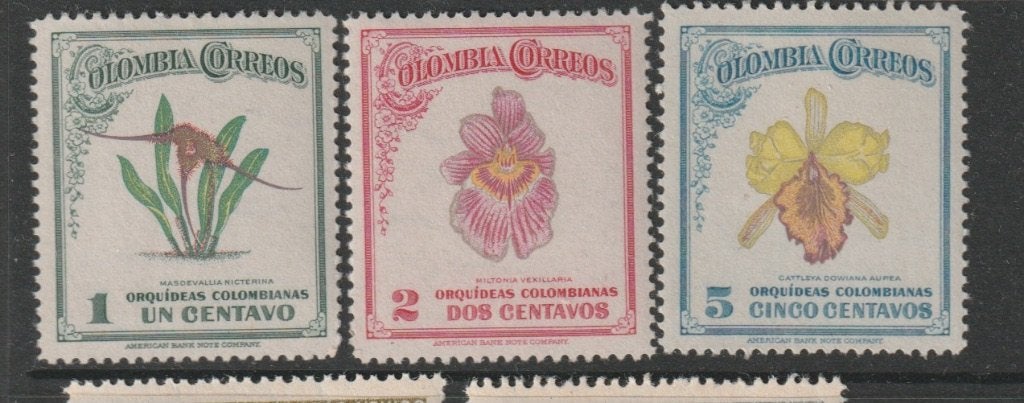 TSS Kavel 1.20058 Colombia  Pf minr 500-501 en 504inc, Ophalen, Postfris, Zuid-Amerika