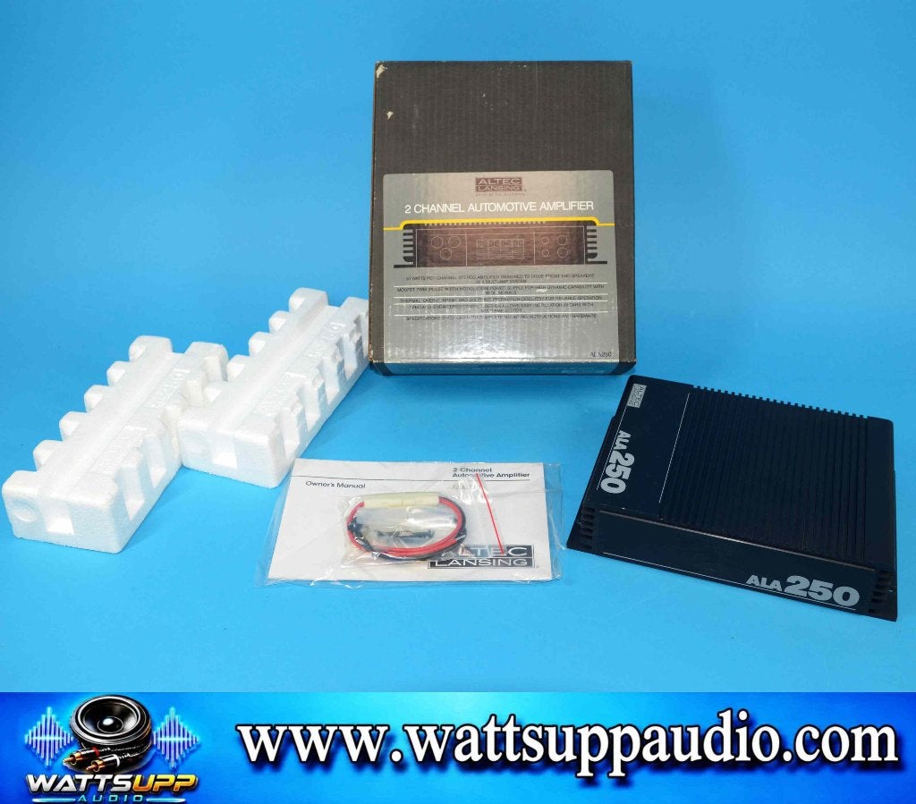 Altec Lansing ALA250 2 kanaals versterker / USA Made, Gebruikt, Ophalen of Verzenden, Support@alteclansing.com, .