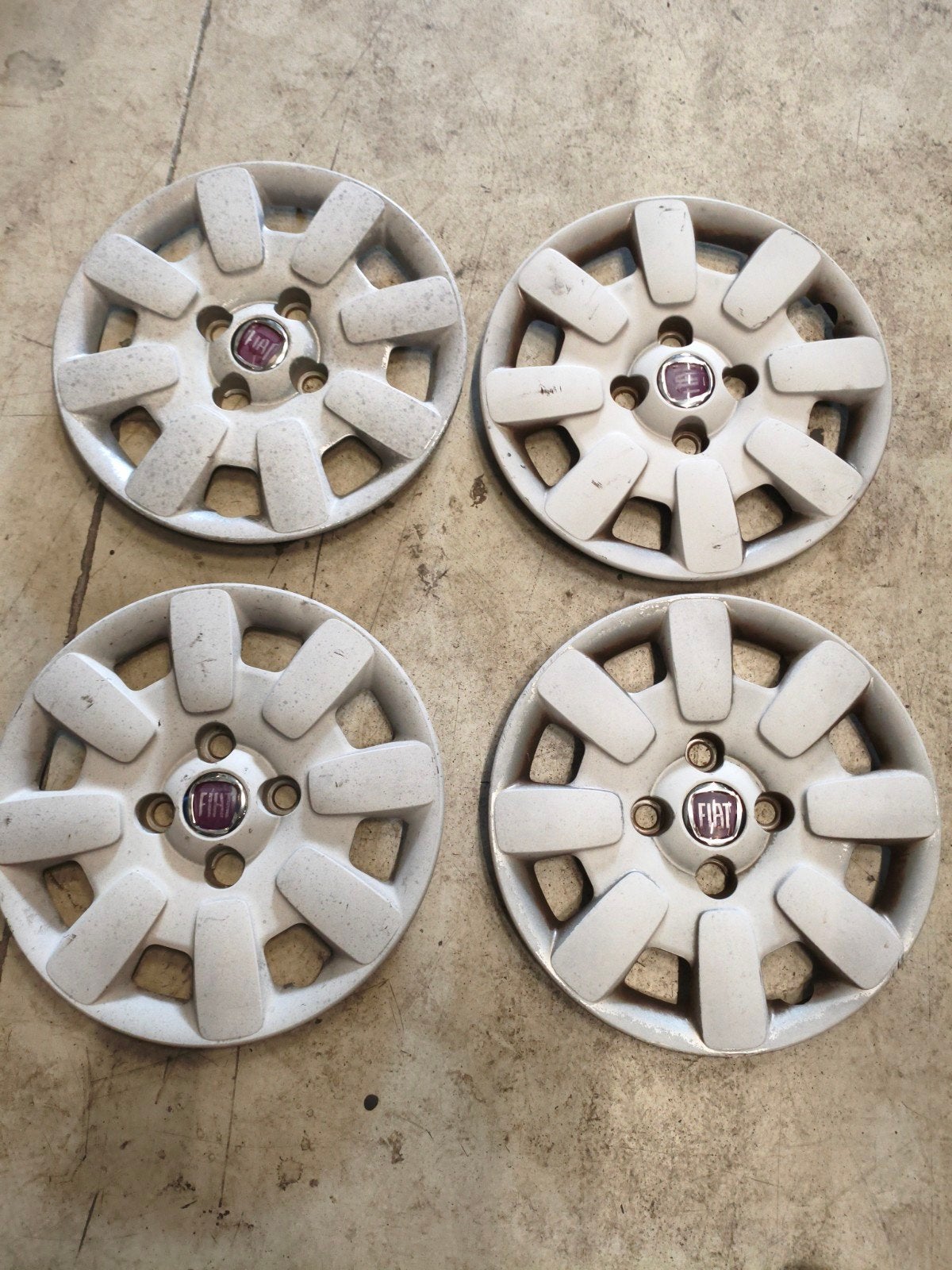 Fiat Panda wieldoppen 13 inch, Auto diversen, Wieldoppen, Ophalen of Verzenden, Gebruikt