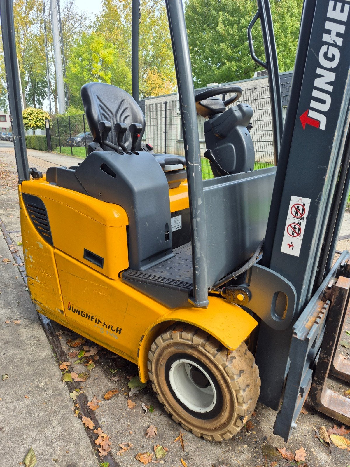 Jungheinrich EFG 110K | 1.000 kg | Triplex 4,8 m | sideshift, 1000 tot 2000 kg, Ophalen of Verzenden, Elektrisch, Heftruck