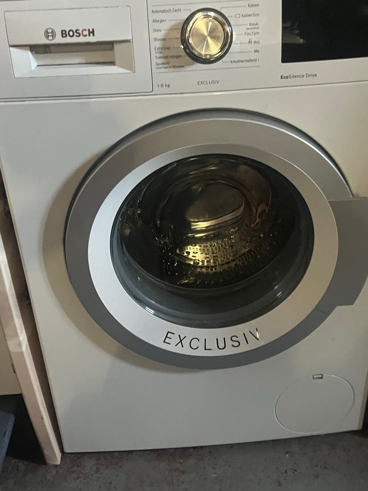 Bosch Exclusiv EcoSilence Drive Wasmachine, Ophalen, Gebruikt, 85 tot 90 cm, 1200 tot 1600 toeren