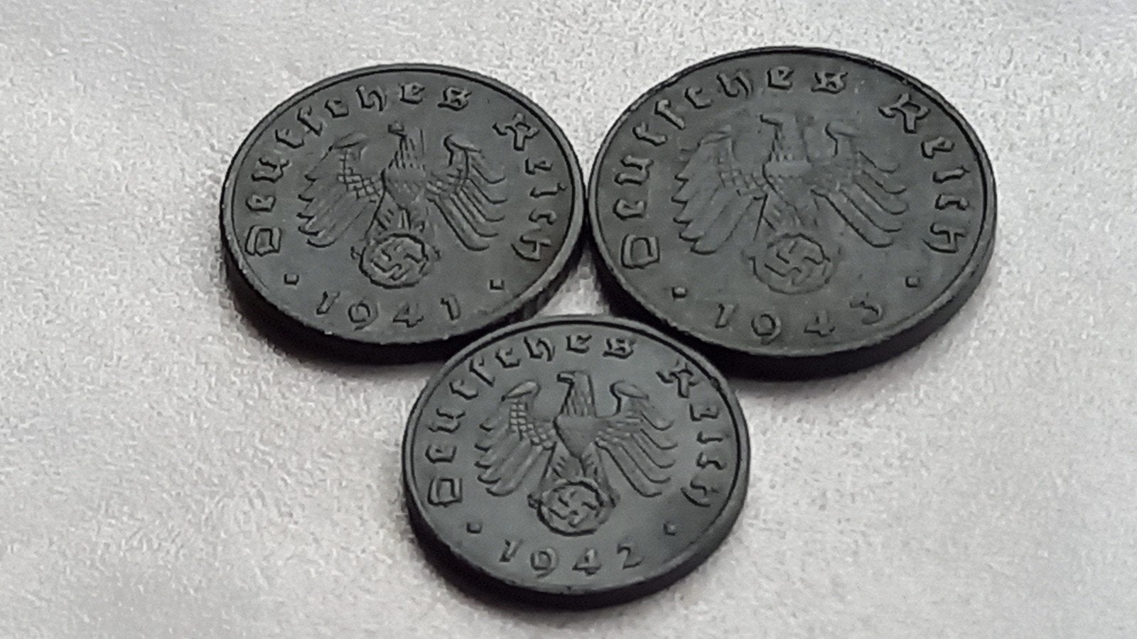 WO2 setje oorlogsgeld zink nazi duitsland 2, Ophalen of Verzenden, Duitsland, Setje