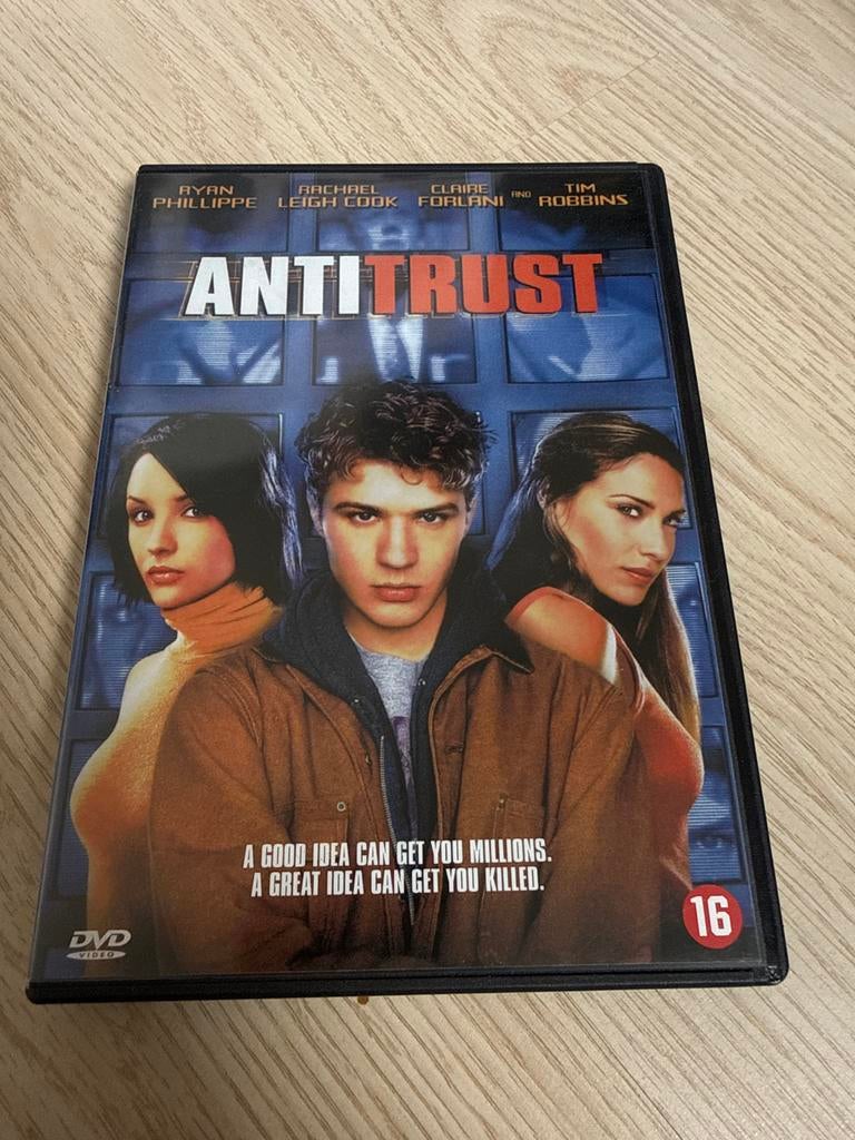 Antitrust DVD - Spannende Tech-Thriller met Ryan Phillippe, Ophalen of Verzenden, Zo goed als nieuw