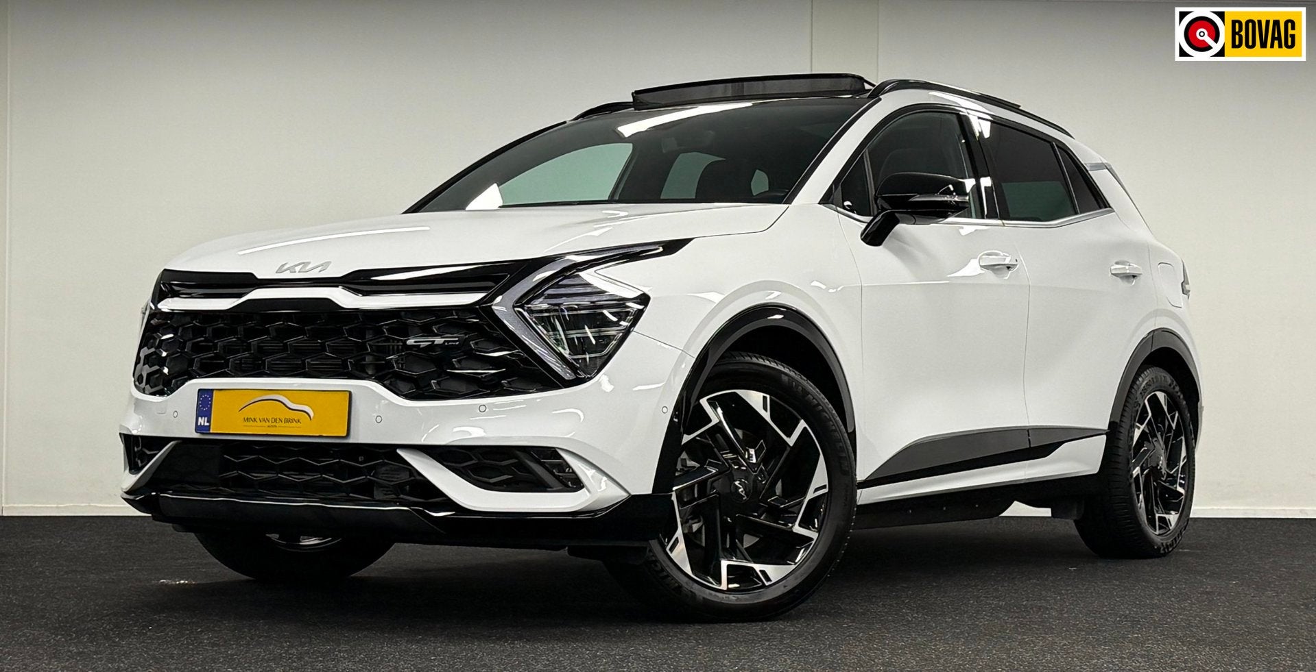Kia Sportage 1.6 T-GDi Plug-in Hybrid AWD GT-PlusLine*Panoda, Auto's, Automaat, Gebruikt, Zwart, 4 cilinders