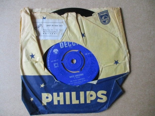 s1197 blue diamonds - white christmas, Ophalen, Gebruikt, 7 inch, Overige genres